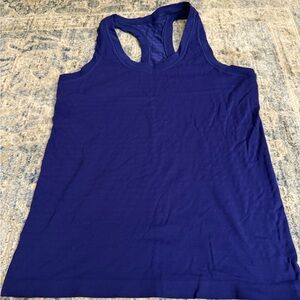 Athleta Deep Blue Racerback Momentum Seamless Tank Top